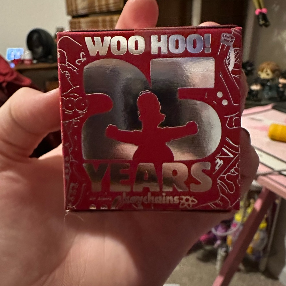 Woo Hoo! 25 Years Keychain